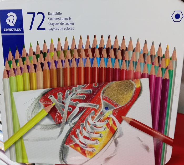 LÁPICES DE COLORES STAEDTLER X72 EN LATA