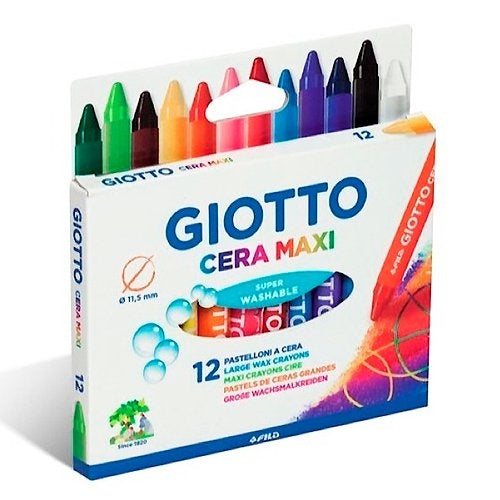 Crayones de cera Maxi x12 unidades | VACIO