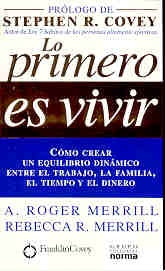 LO PRIMERO ES VIVIR.. | A. Roger Merrill