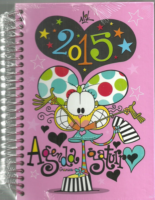 AGENDA GATURRO 2015 ANILLADA ROSA