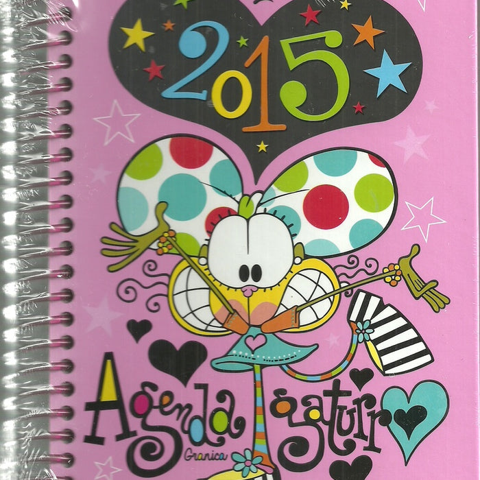 AGENDA GATURRO 2015 ANILLADA ROSA