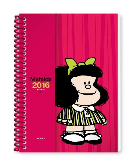 AGENDA 2016 MAFALDA ANILLADA ROJA