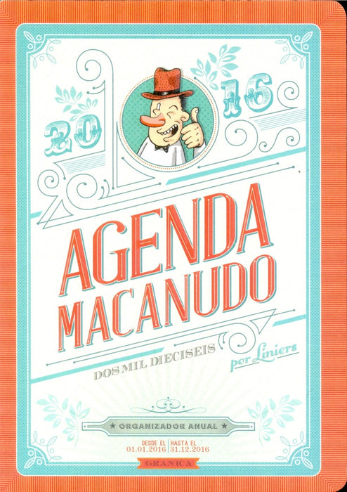 AGENDA 2016 MACANUDO CARTONE NARIGON