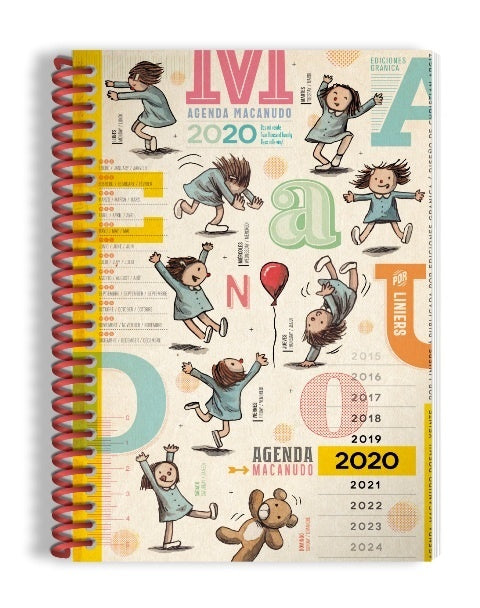Agenda Macanudo letras 2020 | VACIO