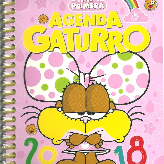 AGENDA GATURRO 2018 ANILLADA ROSA