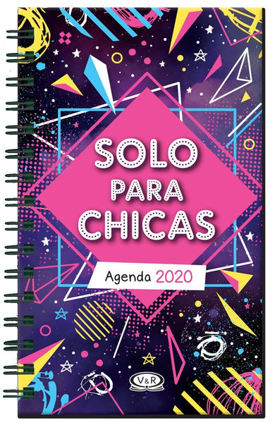 AGENDA SOLO PARA CHICAS 2020 LETRAS