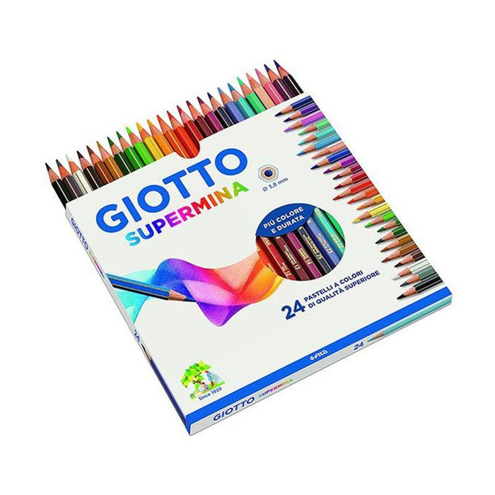 LAPIZ COLOR SUPERMINA *24 COL GIOTTO