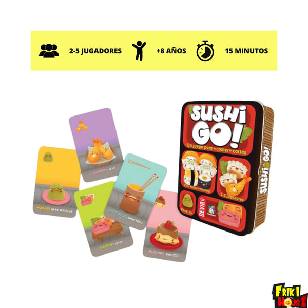 SUSHI GO!! JUEGO DE CARTAS..