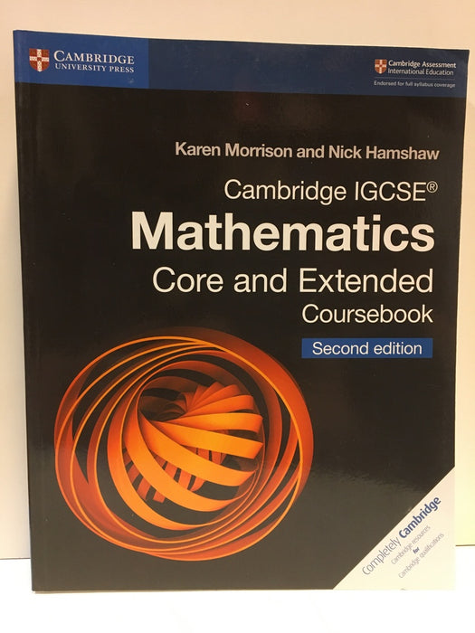 CAMBRIDGE IGCSE MATHEMATICS CORE AND EXTENDED COURSEBOOK 2ND ED..