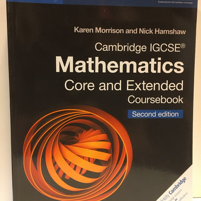 CAMBRIDGE IGCSE MATHEMATICS CORE AND EXTENDED COURSEBOOK 2ND ED..