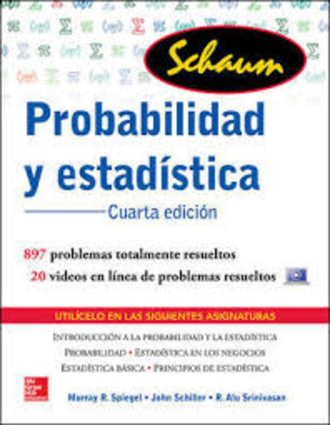 PROBABILIDAD Y ESTADISTICA 4TA ED.* | VARIOS  AUTORES