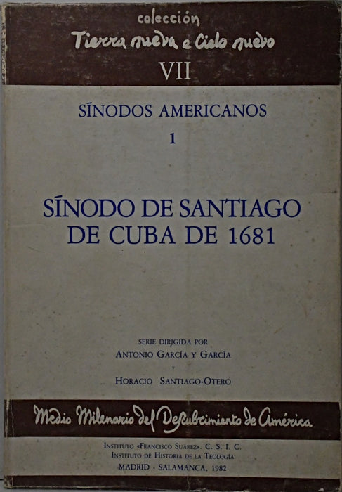 SINODOS AMERICANOS 1.. | García y García, Vários