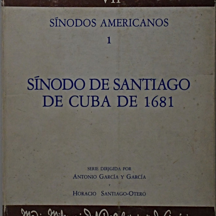 SINODOS AMERICANOS 1.. | García y García, Vários