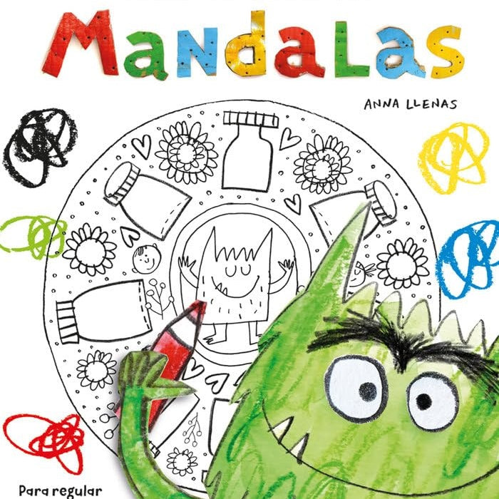 EL MONSTRUO DE COLORES MANDALAS..