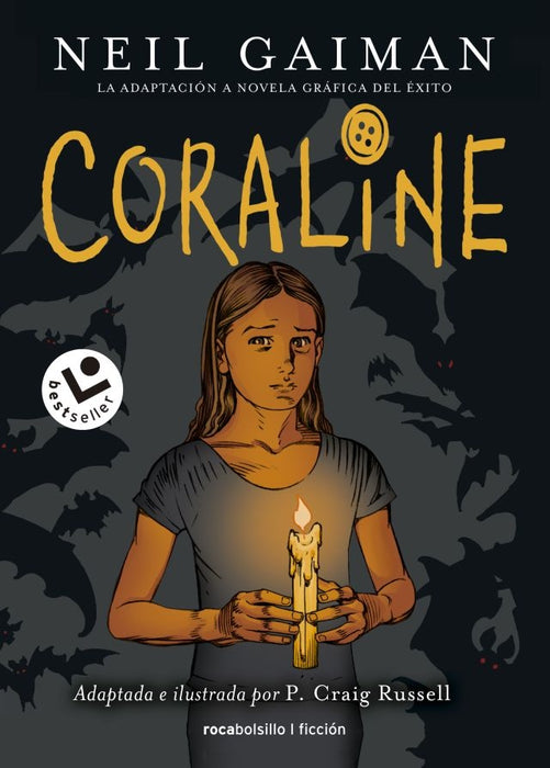 Coraline novela gráfica* | Neil Gaiman