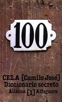 DICCIONARIO SECRETO (Uno).. | Camilo José Cela