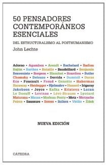 50 Pensadores contemporaneos esenciales | Lechte