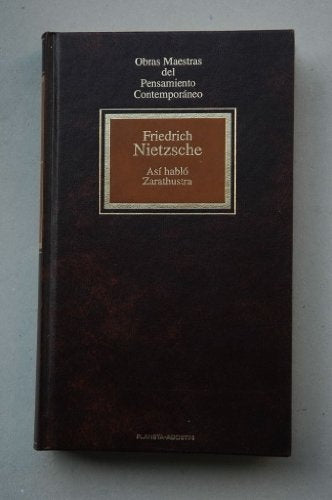 Así habló Zarathustra | Friedrich Nietzsche