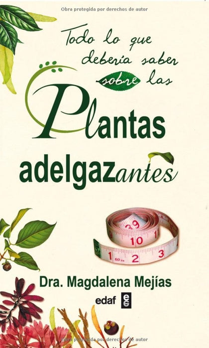 TODO LO QUE DEBERIA SABER SOBRE PLANTAS ADELGAZANTES  | MEJIAS MAGDALENA