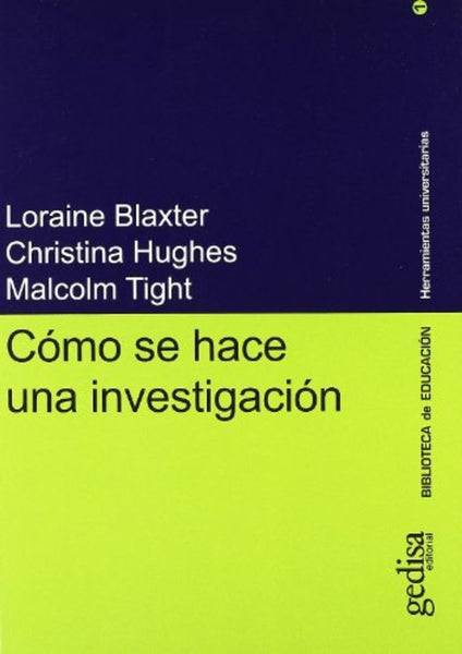 COMO SE HACE UNA INVESTIGACION.. | BLAXTER - HUGHES - TIGHT