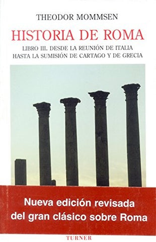 HISTORIA DE ROMA TOMO III | THEODOR MOMMSEN