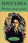 Aforismos, visiones y sueños | Kafka, Hernández Arias