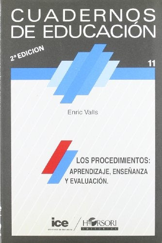 LOS PROCEDIMIENTOS: APRENDIZAJE, ENSEÑANZA Y EVALUACIÓN.. | Enric Valls