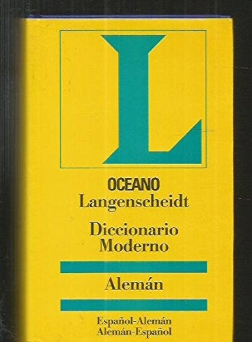 OCEANO LANGENSCHEIDT DICCIONARIO MODERNO ALEMAN..