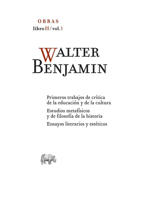 Walter Benjamin Obras Libro II/Vol.I | Unknown