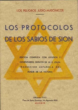 LOS PROTOCOLOS DE LOS SABIOS DE SION..