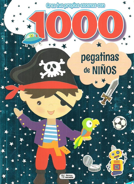 1000 PEGATINAS AVENTURAS PIRATAS