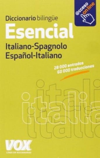 DICCIONARIO BILINGUE ESPAÑOL-ITALIANO