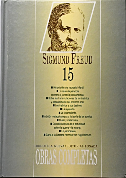 OBRAS COMPLETAS VOLUMEN 15.. | Sigmund Freud