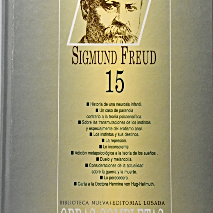 OBRAS COMPLETAS VOLUMEN 15.. | Sigmund Freud