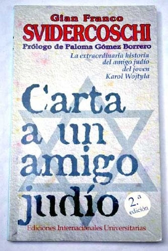 Carta a un amigo judío | Sidercoschi-Bonnano