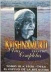 OBRAS COMPLETAS: 1936-1944  | Krishnamurti