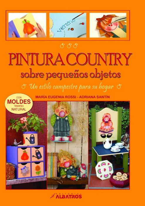 PINTURA COUNTRY SOBRE PEQUEÑOS OBJETOS.. | María Eugenia Rossi