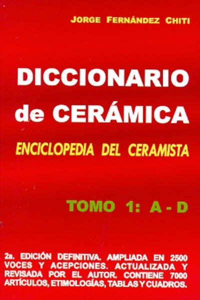 Diccionario de cerámica | Jorge Fernández Chiti