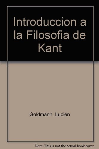 Introducción a la filosofía de Kant | Goldmann-Etcheverry