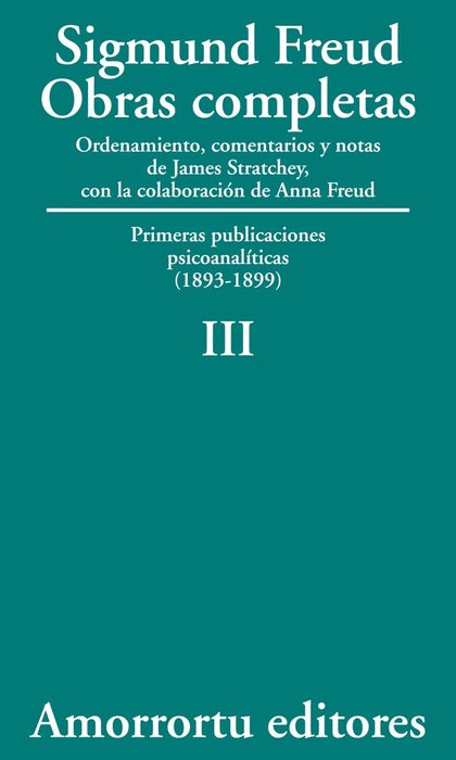 OBRAS COMPLETAS III.. | Freud-Etcheverry