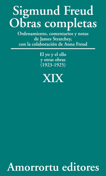 OBRAS COMPLETAS. VOLUMEN 19 (XIX).. | Sigmund Freud