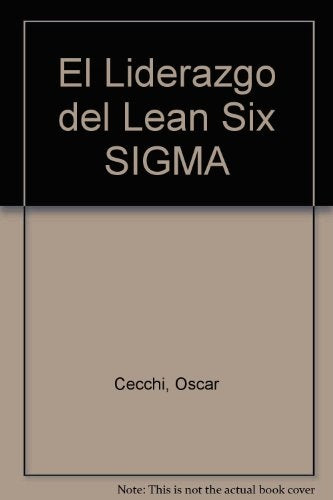 Liderazgo del Lean Six Sigma, El | Molteni-Cecchi