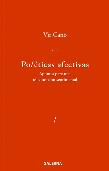 Poéticas afectivas | Virginia Cano