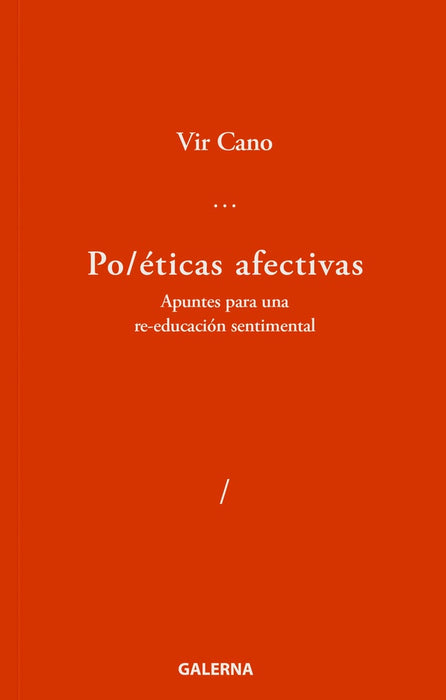 Poéticas afectivas | Virginia Cano