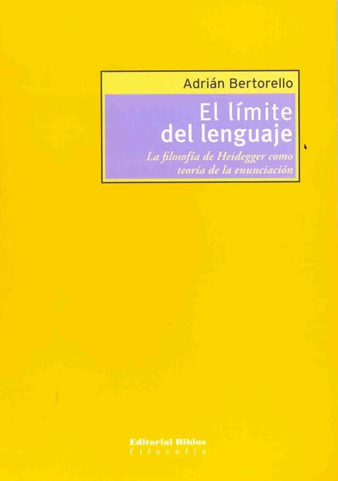 El límite del lenguaje | Adrián Bertorello