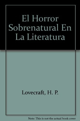 Horror sobrenatural en la literatura, El