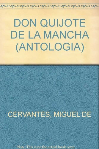 DON QUIJOTE DE LA MANCHA.. | MIGUEL DE CERVANTES