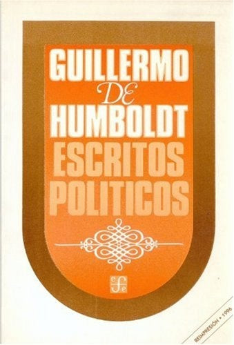 ESCRITOS POLITICOS.. | GUILLERMO DE HUMBOLDT