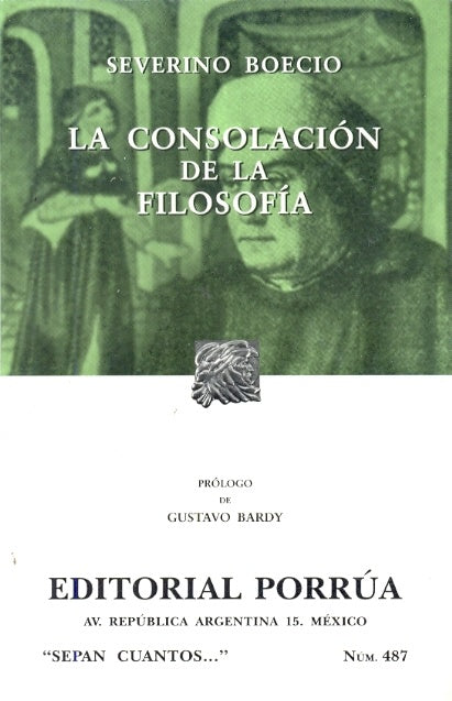 CONSOLACION DE LA FILOSOFIA, LA (Spanish Edition) | Severino Boecio