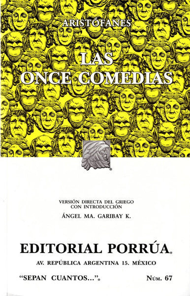 ONCE COMEDIAS, LAS (Spanish Edition) | ARISTOFANES